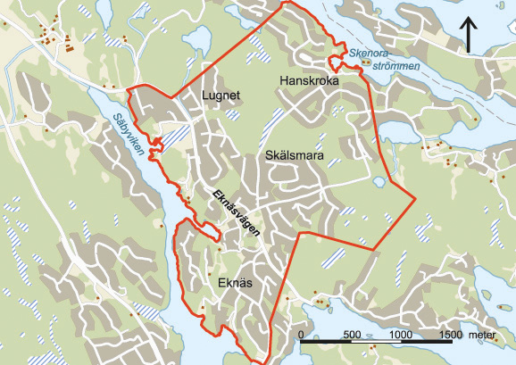 Karta PFO Skälsmaraområdet