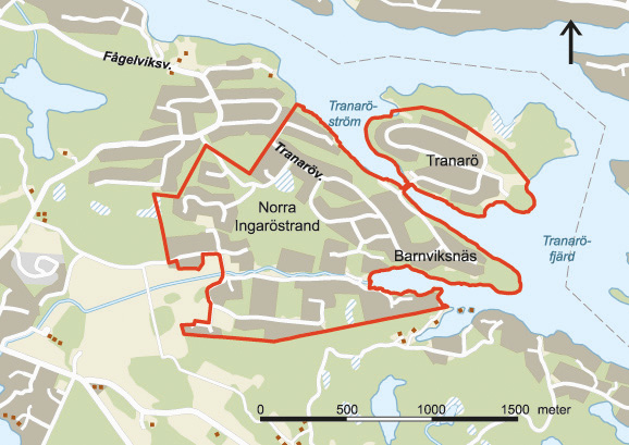 Karta PFO Stora Barnvik, Barnvsiksnäs och Tranarö